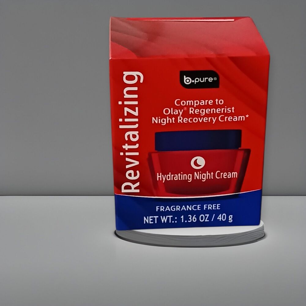 B-Pure Hydrating Night  Cream 1.36 Oz Anti-Aging